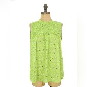 - Rachel Zoe sleeveless top with sheer fabric. In EUC.